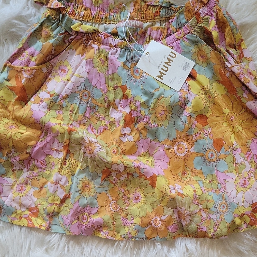 Show Me Your MuMu Floral Crop Top - Multicolor - Picture 4 of 8